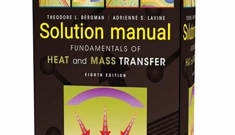 Fundamentals Of Heat And Mass Transfer 8Th Edition Solutions Pdf