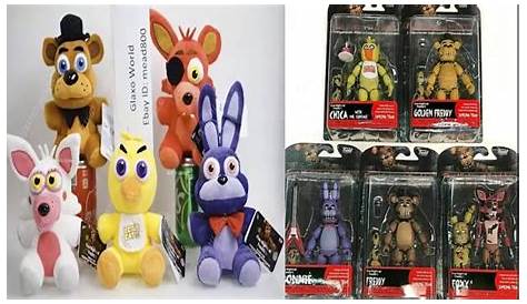 FUNKO FIVE NIGHTS AT FREDDY'S SERIES 1 SET OF 5 ACTION FIGURES FNAF