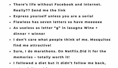 200 Funny & Creative FaceBook Bios you would ever read - YeanurBD.neT
