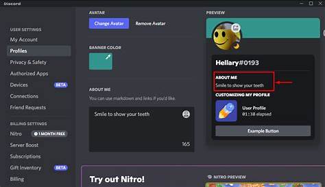Discord now lets you share a little more about yourself in your profile