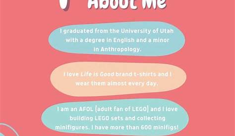 Fun Facts for an “About Me” Intro | List of Helpful Examples