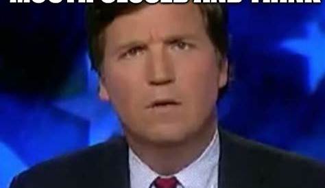 "Tucker Carlson Funny meme" Photographic Print for Sale by
