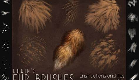 ArtStation - 50 Fur brushes for Photoshop and procreate | Brushes