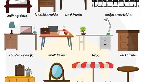 Furniture Items Name List