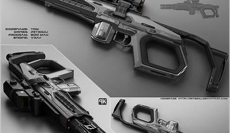 Sci-Fi Futuristic Shotgun 3D Model by magTechnologies