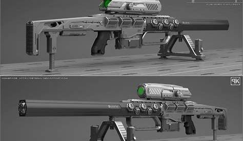 Concept Art, Sniper Rifle BZD-1. Prt 2 : r/ImaginaryWeaponry