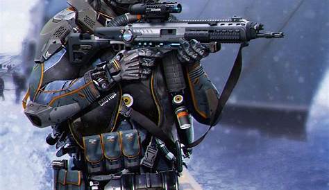 Sci Fi Armor Concept Art Warrior