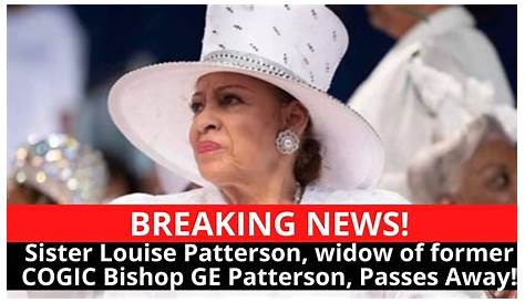 Funeral Services Set for the Evangelist Louise D. Patterson, Wife of