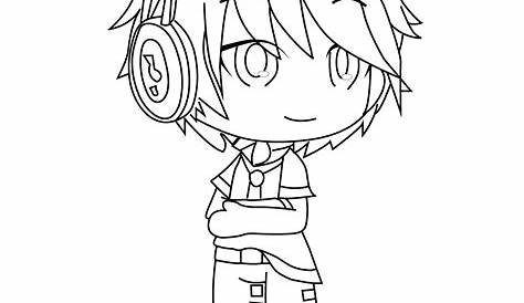 gacha life coloring pages boy - Larry Ernst