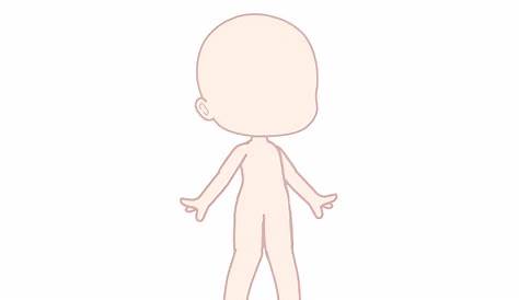 Gacha Life Body Base With Hair And Eyes