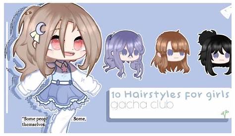 🍰 40 cute hairstyles for girls! ୨୧ Gacha Club - YouTube
