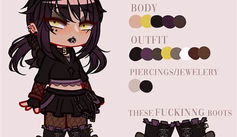 My gothic character :) I am gently showing her to you,,, : r/GachaClub