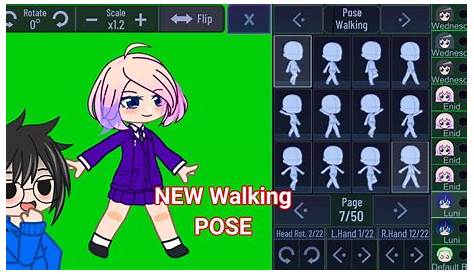 smooth walking tutorial Gacha Club - YouTube