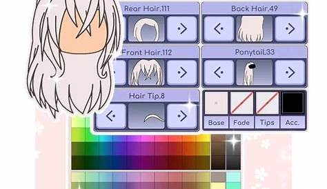 Gacha Club Hair Template | Images and Photos finder