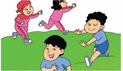 Cartoon little kids exercising in the park 5151801 Vector Art at Vecteezy