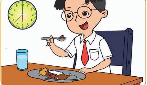 Gambar Anak Sarapan Kartun – materisekolah.github.io