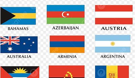 9 Kumpulan negara ini punya warna bendera yang mirip-mirip