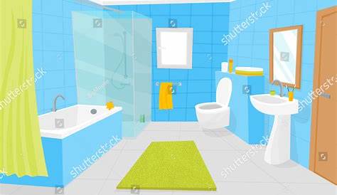 Gambar Kamar Mandi Animasi Kartun - Bathroom Public Toilet Bathroom