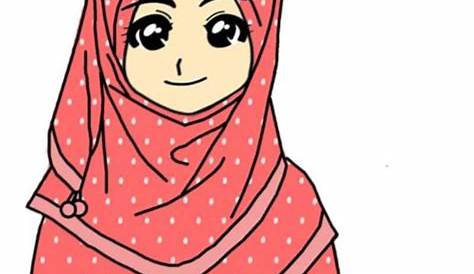 300 Gambar Kartun Muslimah Bercadar, Cantik, Sedih, Keren [Lengkap