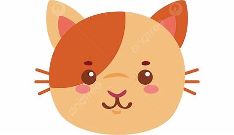 Gambar Kepala Hewan Kartun Kucing Lucu, Kucing, Kartun, Satwa PNG dan
