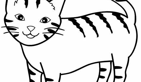 Animasi Gambar Kucing Kartun Hitam Putih
