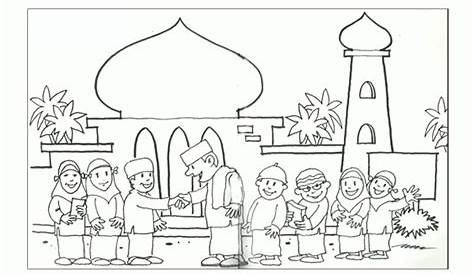 23+ Lebaran Gambar Mewarnai Hari Raya Idul Fitri – Free Gambar Download