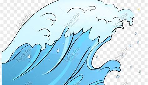 Air Gambar Laut Kartun : Flat Illustration Of Abstract Background Waves