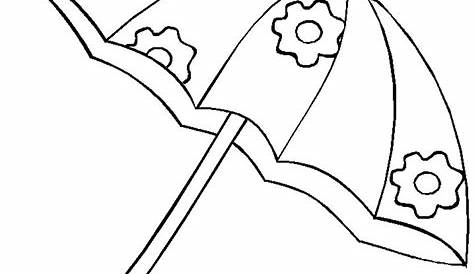 Mewarnai Gambar Payung Kartun : Gambar Mewarnai Payung Untuk Anak Paud