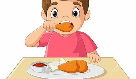 Gambar Kartun Anak Kecil Sedang Makan - Adzka