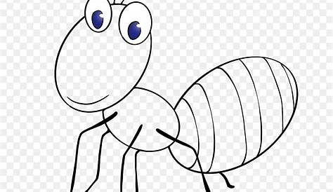 30 Gambar Mewarnai Semut Untuk Anak