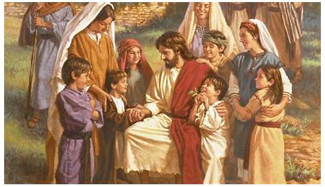 Gambar Bunga Kecil Yesus Sayang Anak Mewarnai Gambar Dibaptis Di - Riset