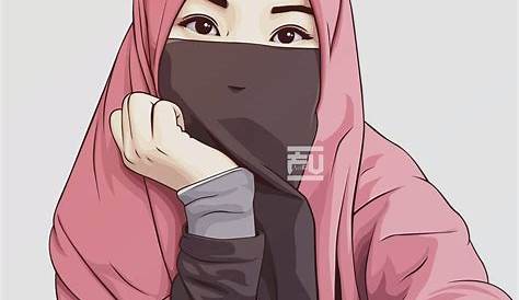 KUMPULAN GAMBAR CEWEK CANTIK BERJILBAB Gambar Kartun Muslimah Wanita