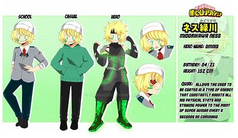 BNHA: Self Insert Reference Sheet by TheNessY21 on DeviantArt