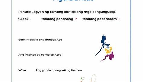 Wastong Paggamit ng Iba't-ibang Bantas worksheet | Live Worksheets
