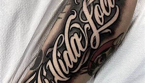 Gangster Tattoo Lettering Designs