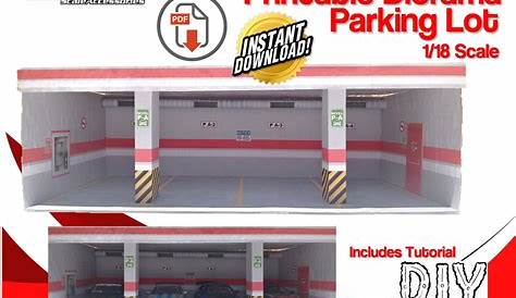 1/18 Diorama Shop Garage Front Backdrop Custom Display Made By A608