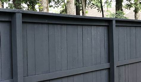 Garden Fence Paint Dark Grey