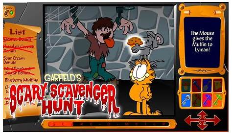 Garfield Scary Scavenger Hunt Full Gameplay Walkthrough!! - YouTube