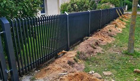 Zaun aus polen mit Montage – Metallzaun – Regulazaun Front Fence, Fence