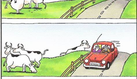 Cow Poetry, Far Side Cartoon by Gary Larson | Far side cartoons, Far