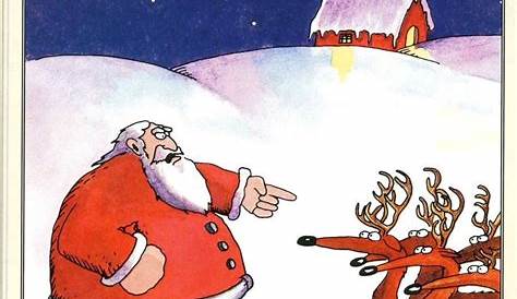 Larson Cartoons Christmas in 2020 | Far side cartoons, Far side