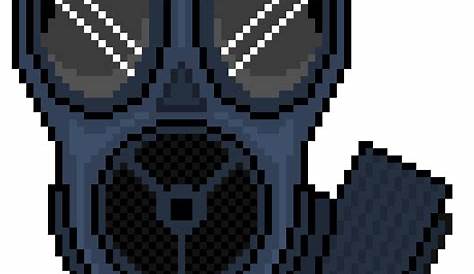 gas mask dark | Pixel Art Maker