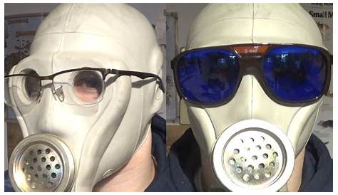 Gas mask with glasses full face protective mask abti dust paint