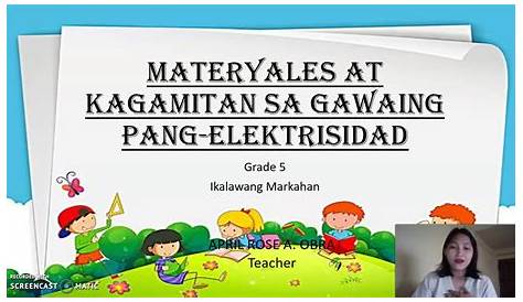 Batayang Kaalaman at Kasanayan sa Gawaing Pang-elektrisidad |EPP 5