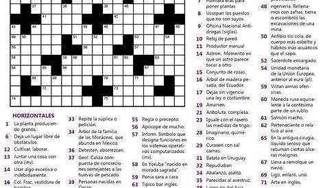 Crucigrama Facil #1 - Crossword Labs