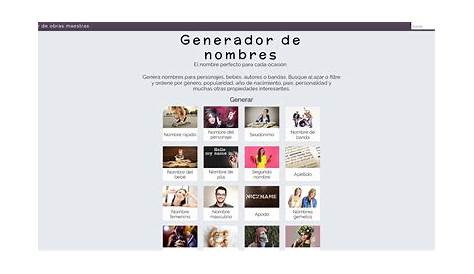 Generador De Nombres Para PÁGINAS WEB ORIGINALES 2024