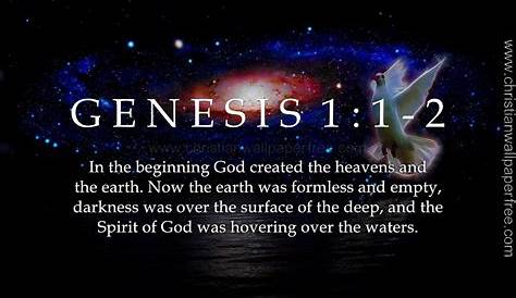 Genesis 1 Verses 1-2