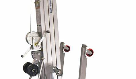 Genie Superlift Advantage Manual Material Lift — 5ft. Lift, 1000Lb
