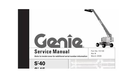 Genie Model 1155 Manual