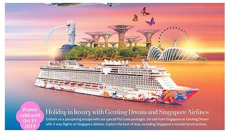 (2023 Promo) 3d2n Genting Dream Cruise (Port Klang>Singapore>Port Klang